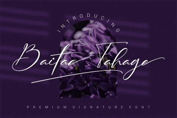 Baitae Tahage: A Bold Script Font That Elevates Digital Branding