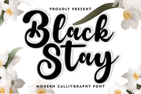 Black Stay: A Bold Handwritten Font for Editorial Design and Digital Publishing