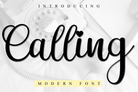 Calling Font Review: A Friendly Script for Modern Branding Projects