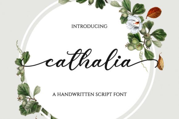 Cathalia: A Timeless Handwritten Font for Modern Marketing Design