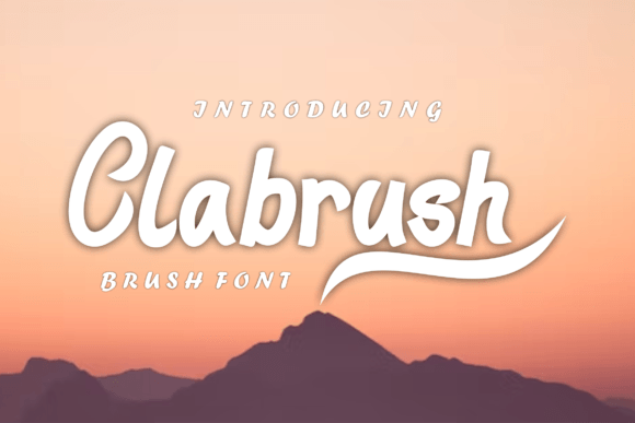 Clabrush: A Modern Script Font That Elevates Small Business Branding
