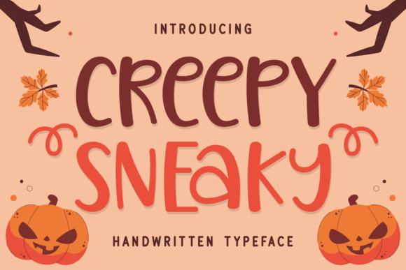 Creepy Sneaky: A Playful Handwritten Font for Seasonal Campaigns and Social Media Graphics
