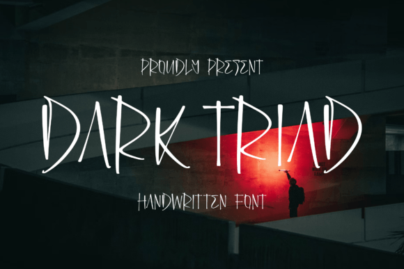 Dark Triad: A Handwritten Font That Adds Personality to Every Maker’s Project
