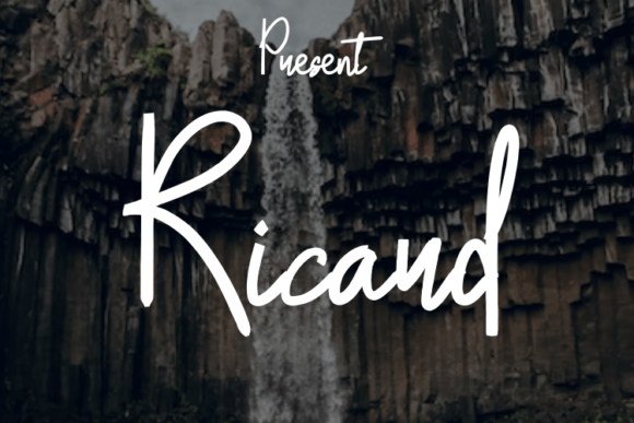Elevate Your Craft with the Ricard Script Typeface