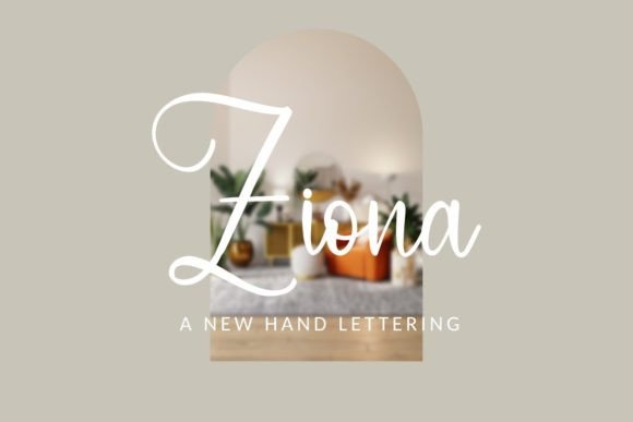 Elevate Your Craft with the Romantic Ziona Typeface