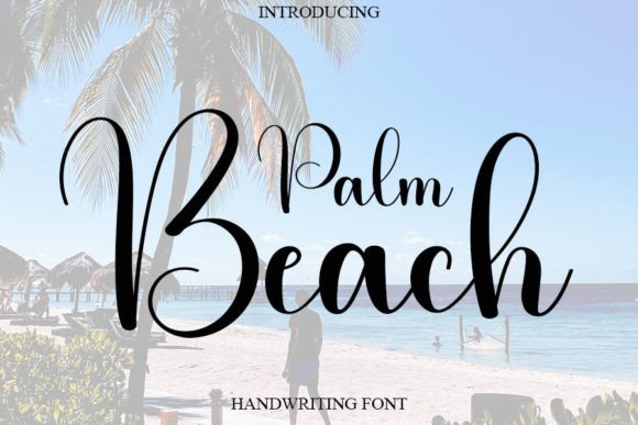 Enhancing Web Design with the Palm Beach Handwritten Font