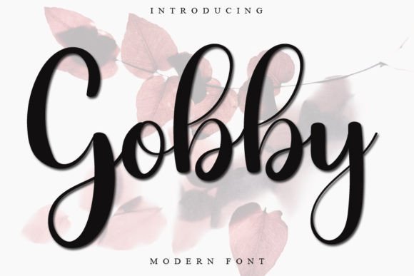 Gobby: A Script Font That Elevates Your Business Branding