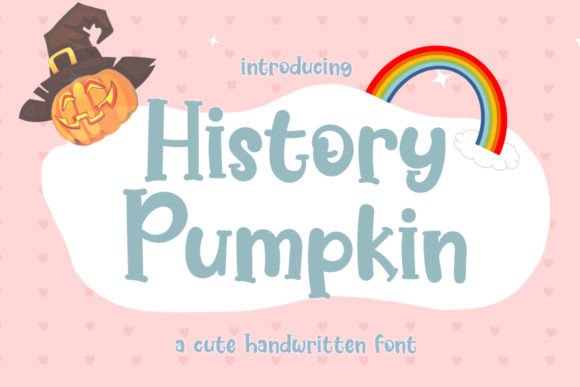History Pumpkin: A Sweet Handwritten Font for Web Designers