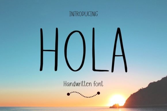 Hola: A Stylish Handwritten Font for Polished Branding