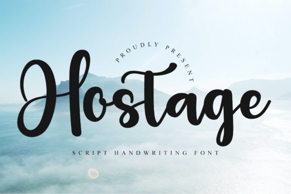 Hostage: A Modern Handwritten Font for Crafters and Product Designers