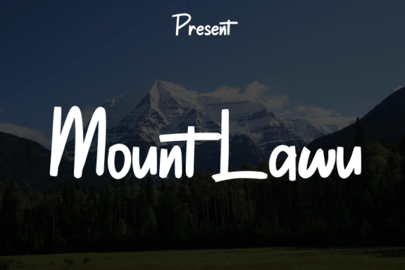 How Mount Lawu Font Elevated a Seasonal Campaign’s Visual Impact