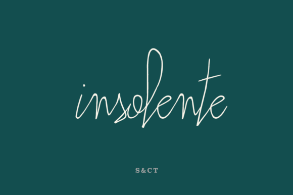 Insolente: A Designer’s Review of This Realistic Human Script Font