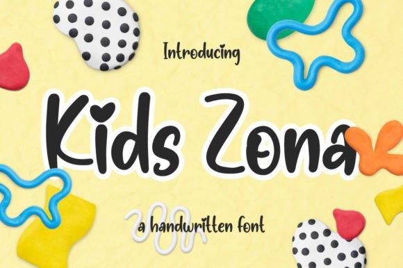 Kids Zona: A Charming Handwritten Font for Modern Marketing Visuals