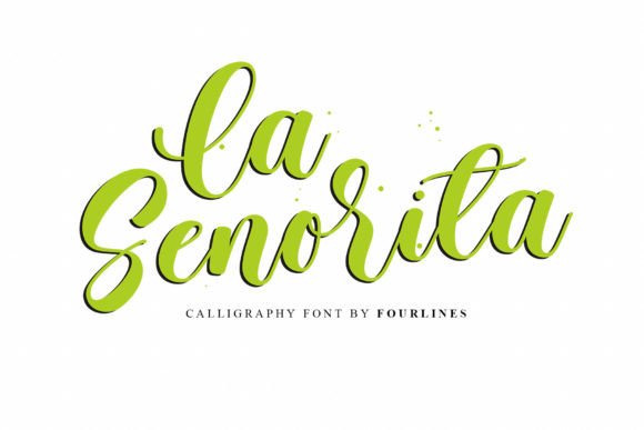 La Senorita: A Joyful Script Font for Modern Editorial Design
