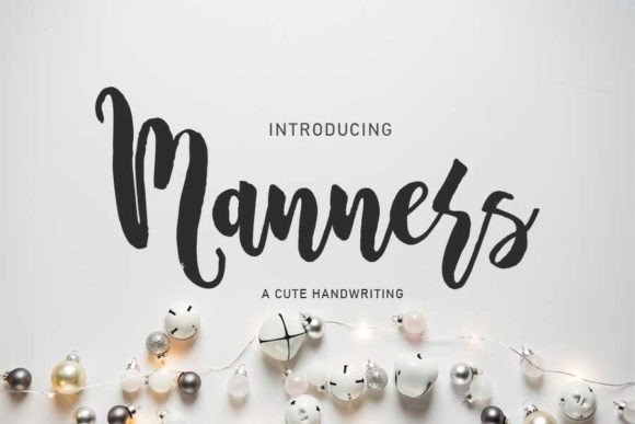 Manners: A Stylish Handwritten Font for Modern Editorial Design
