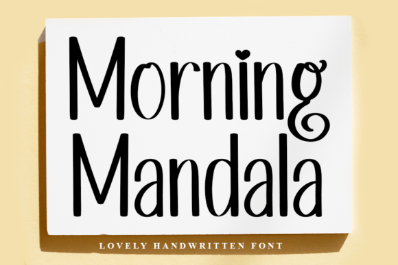 Morning Mandala: A Web Designer’s Font for Elegant Digital Branding
