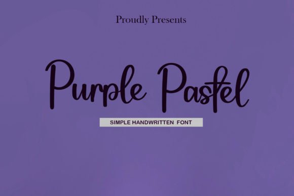 Purple Pastel Font: How a Handwritten Typeface Can Elevate Your Small Business Brand