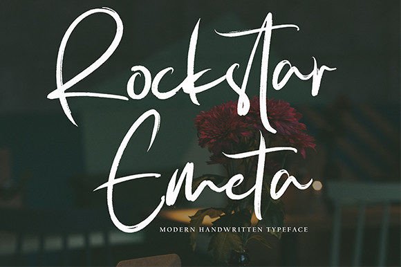 Rockstar Emeta: The Handwritten Script Font That Powers Real Campaign Impact