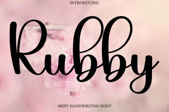 Rubby: A Handwritten Font That Adds Luxury to Editorial Design