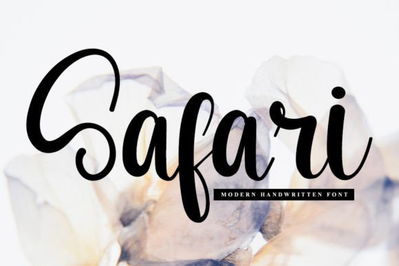 Safari: A Handwritten Font That Elevates Branding Projects with Elegance