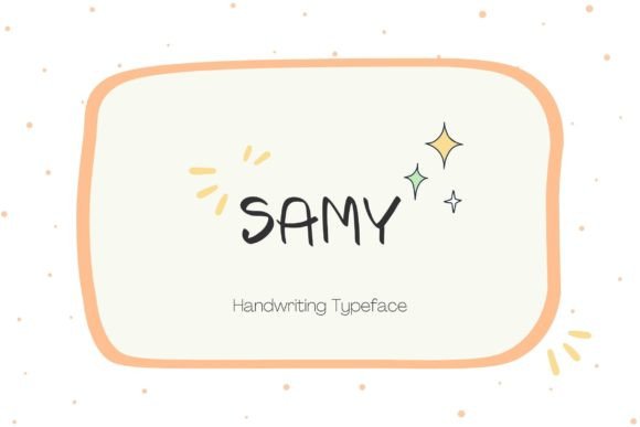 Samy: A Handwritten Font That Adds Charm to Every Craft Project