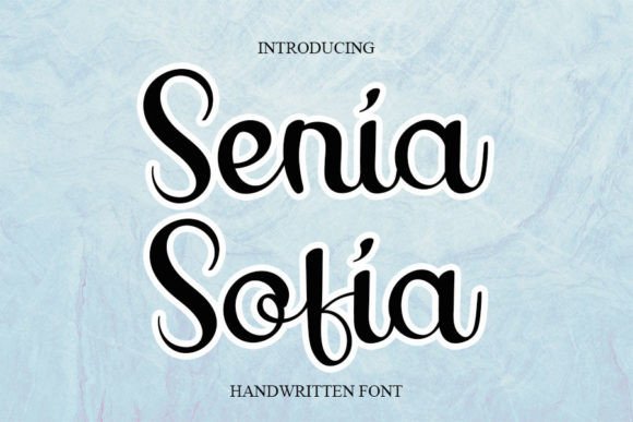 Senia Sofia: A Colorful Handwritten Font for Modern Web Design Projects