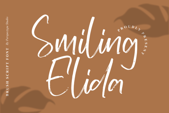 Smiling Elida: A Charming Script Font for Polished Branding