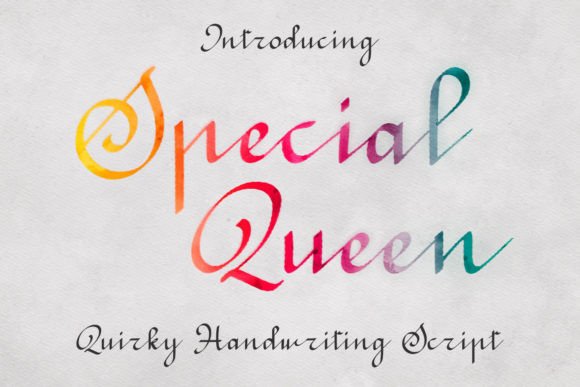 Special Queen: A Natural Handwriting Font for Elegant Web Design