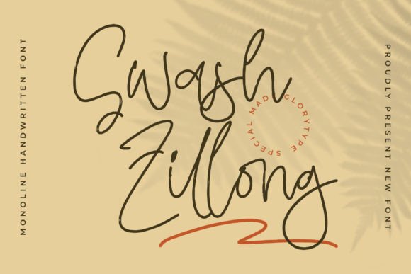Swash Zillong: A Monoline Handwritten Font That Elevates Brand Identity Projects