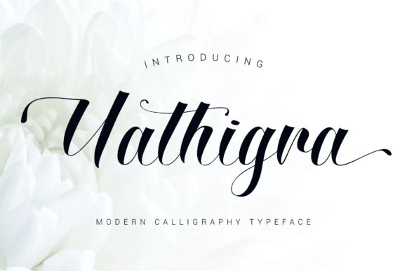 Uathigra Font: A Bold Handwritten Typeface for Real Business Branding