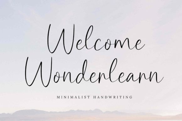 Welcome Wonderlearn: The Elegant Script Font That Elevates Campaign Typography