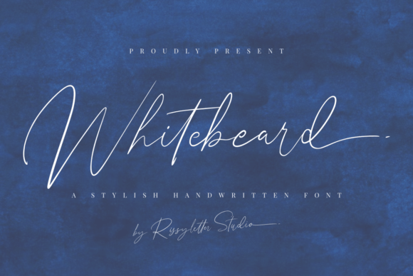 Whitebeard: A Handwritten Font Perfect for Crafters and Small Business Sellers